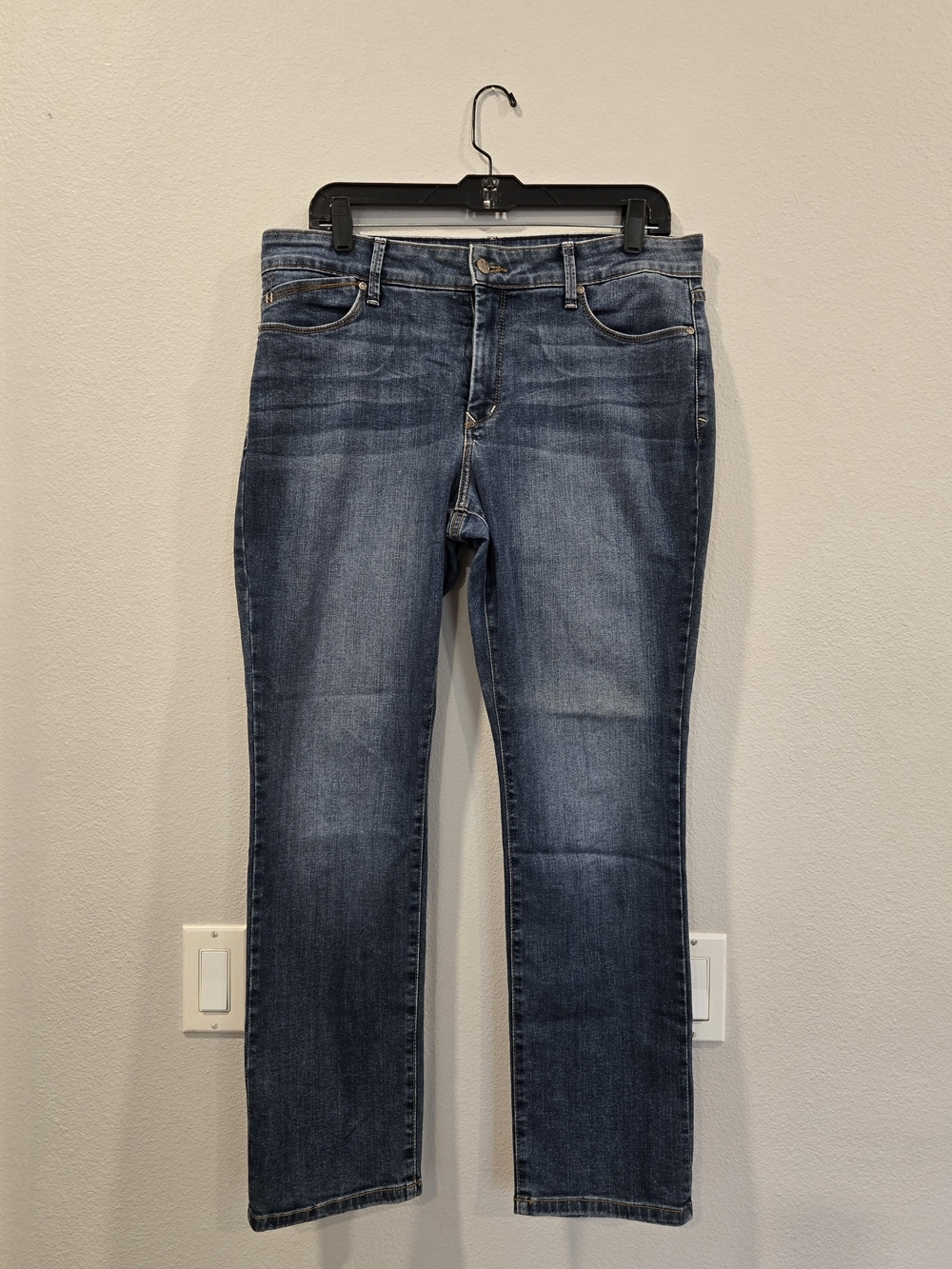 NYDJ Women's Dark Blue Jeans Size 14P EUC